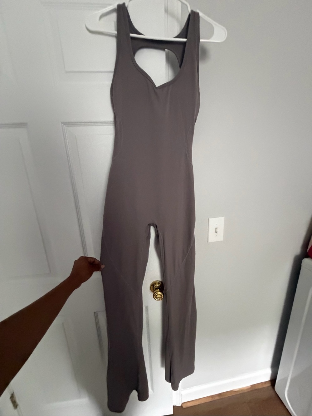 Women's Grey Sleeveless Jumpsuit